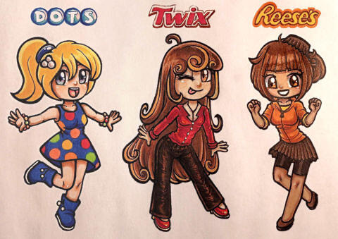 Personified Candies